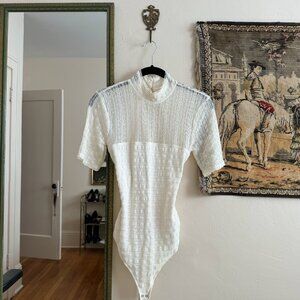 Abercrombie Lace Backless Bodysuit